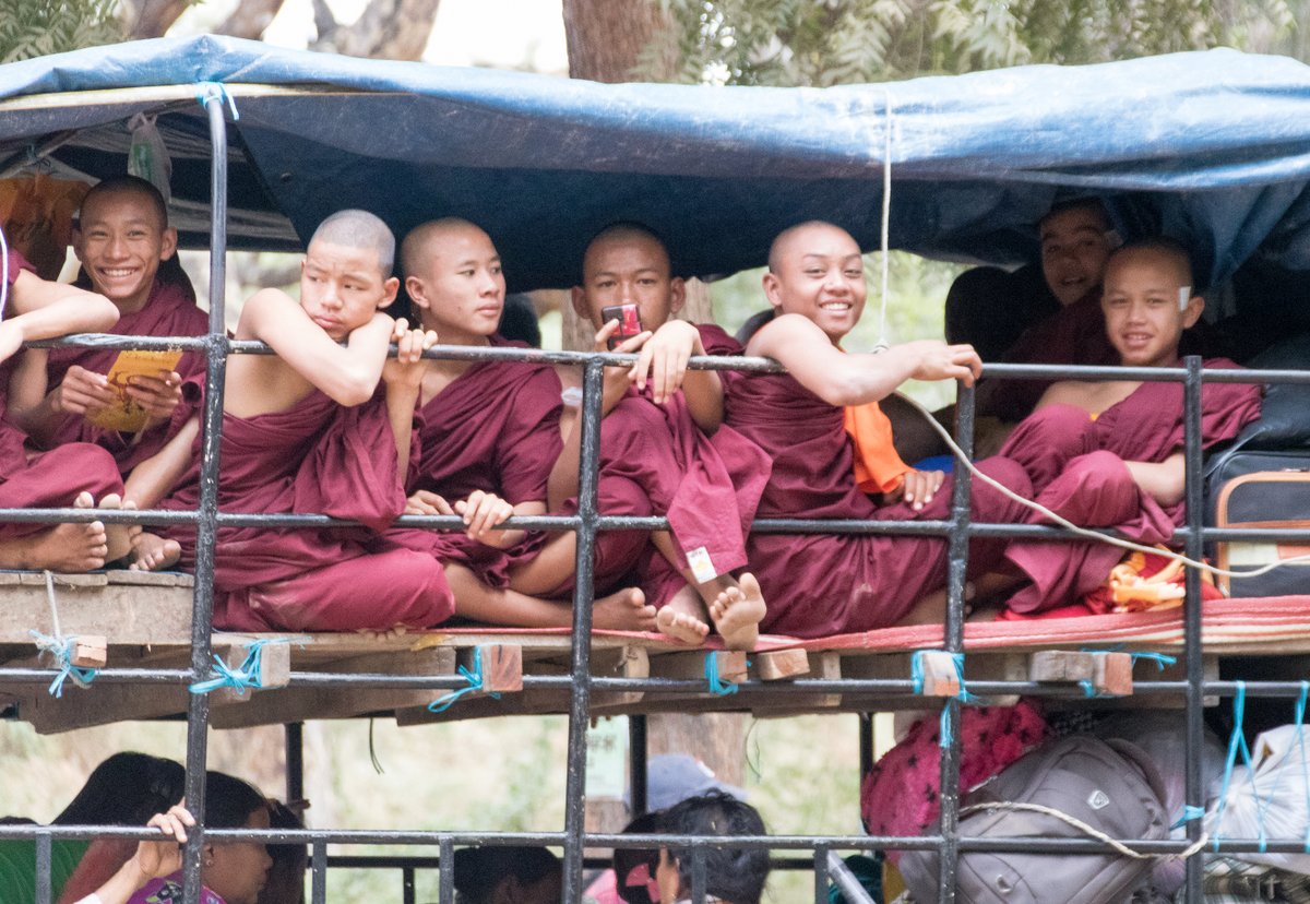 Monks on a Bus Monks on a Bus