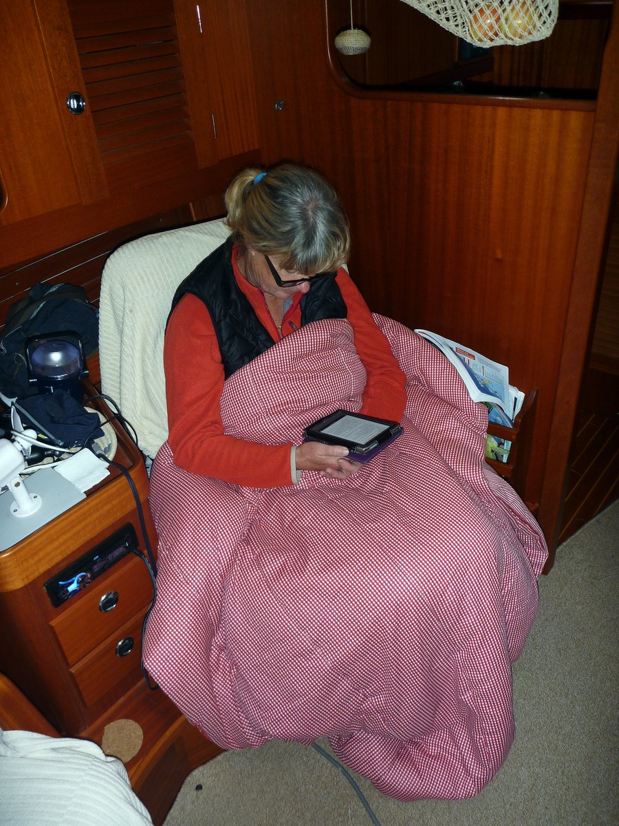 Glenys trying to keep warm Glenys trying to keep warm