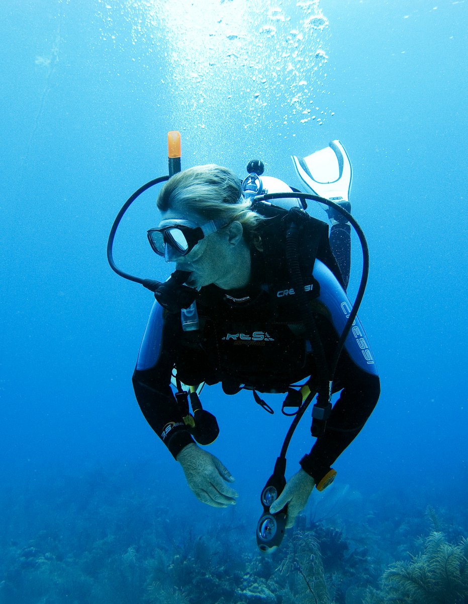 Diving off Lighthouse Reef, Belize Diving off Lighthouse Reef, Belize