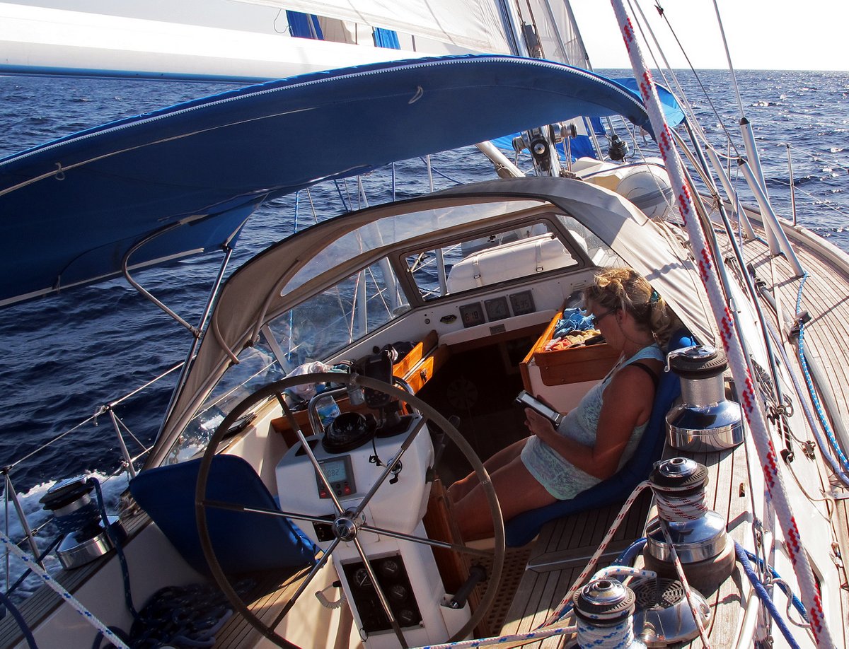 Not much to do for four days at sea Not much to do for four days at sea