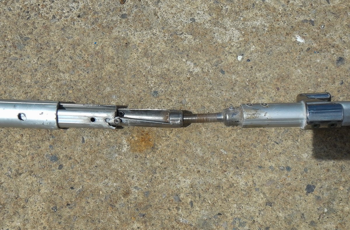 Bent and twisted furling parts Bent and twisted furling parts